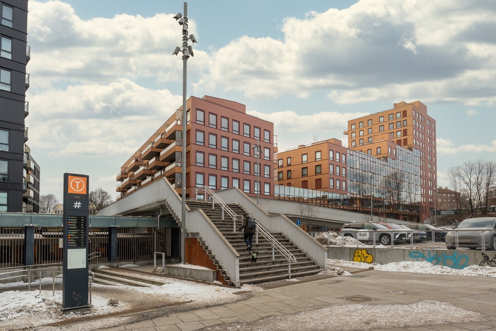 Leiligheten har en svært attraktiv og sentral beliggenhet på Ensjø. Bygget var nominert til Oslo bys arkitekturpris 2023 Galleribilde