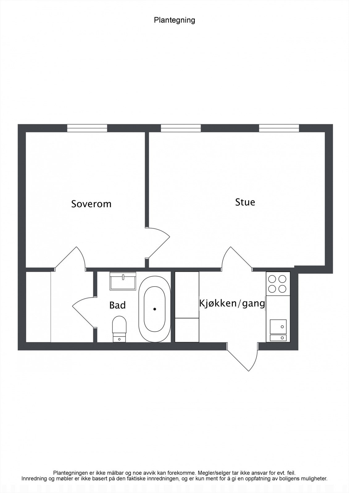 Plantegning. Galleribilde