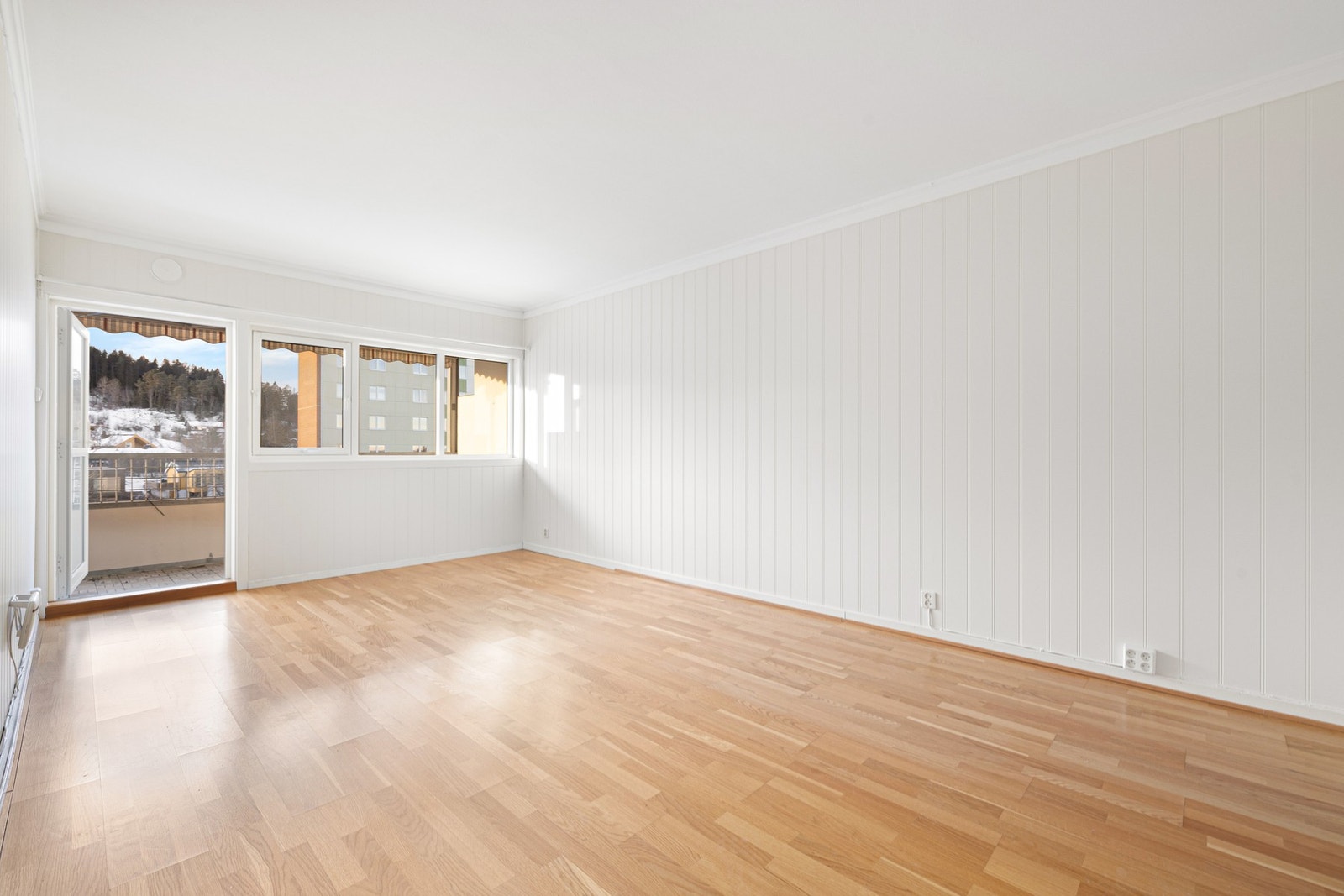 Her får du en god planløsning og fantastiske utsiktsforhold på begge sider av leiligheten. Galleribilde