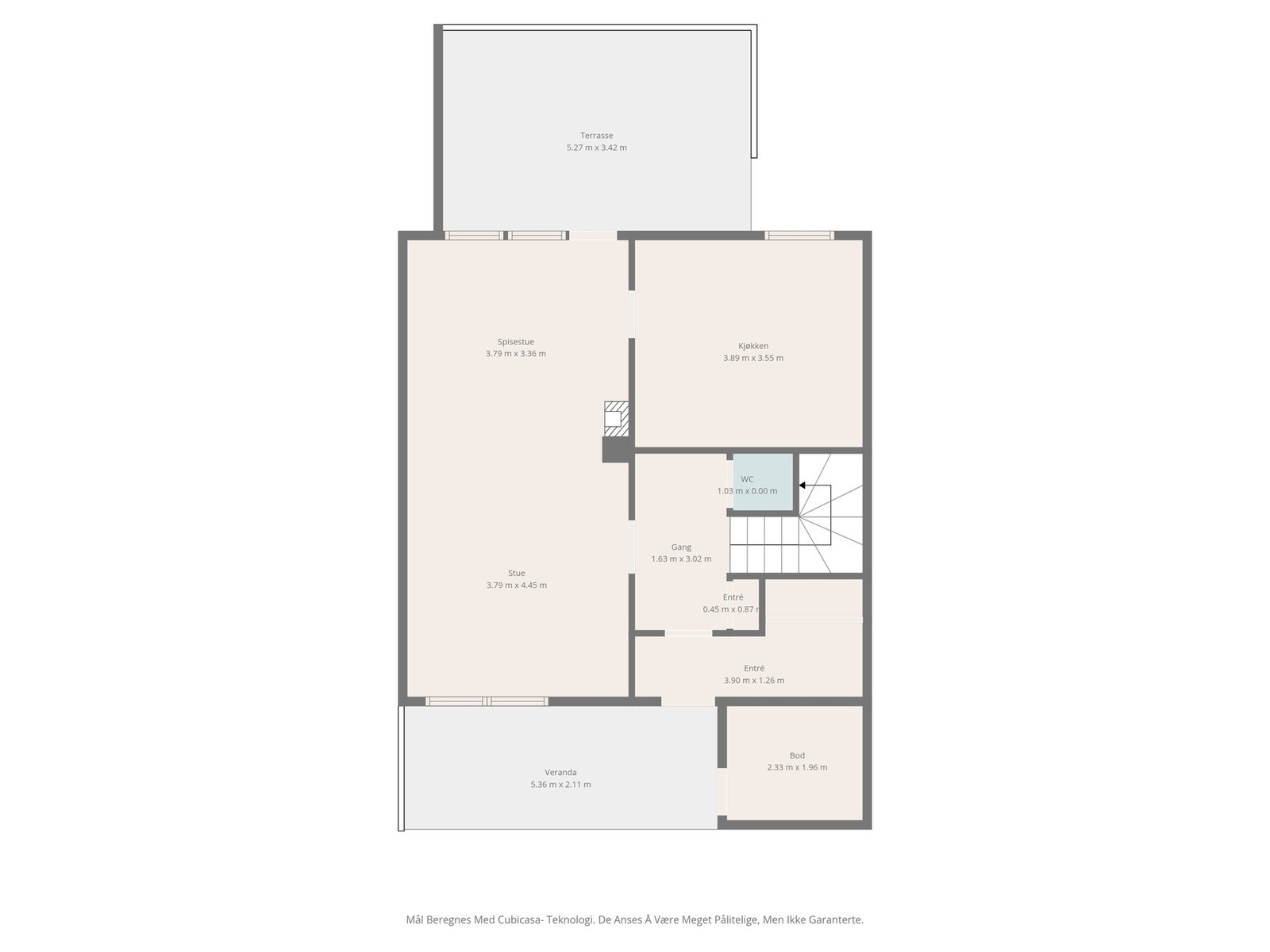 Plantegning 1.etasje Galleribilde