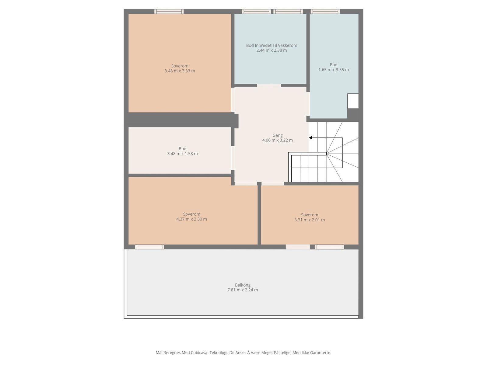 Plantegning 2.etasje Galleribilde