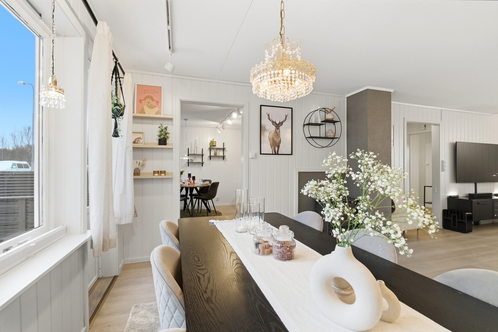 Her ligger alt til rette for hyggelige sammenkomster. Galleribilde