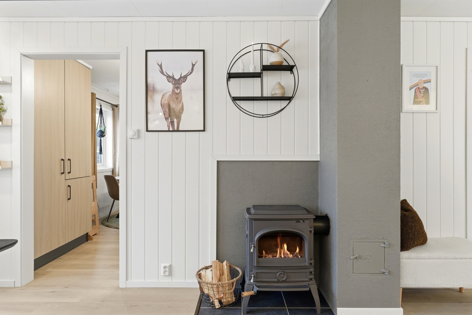 Vedovnen bidrar til koselig stemning og god varme gjennom vintermånedene. Galleribilde