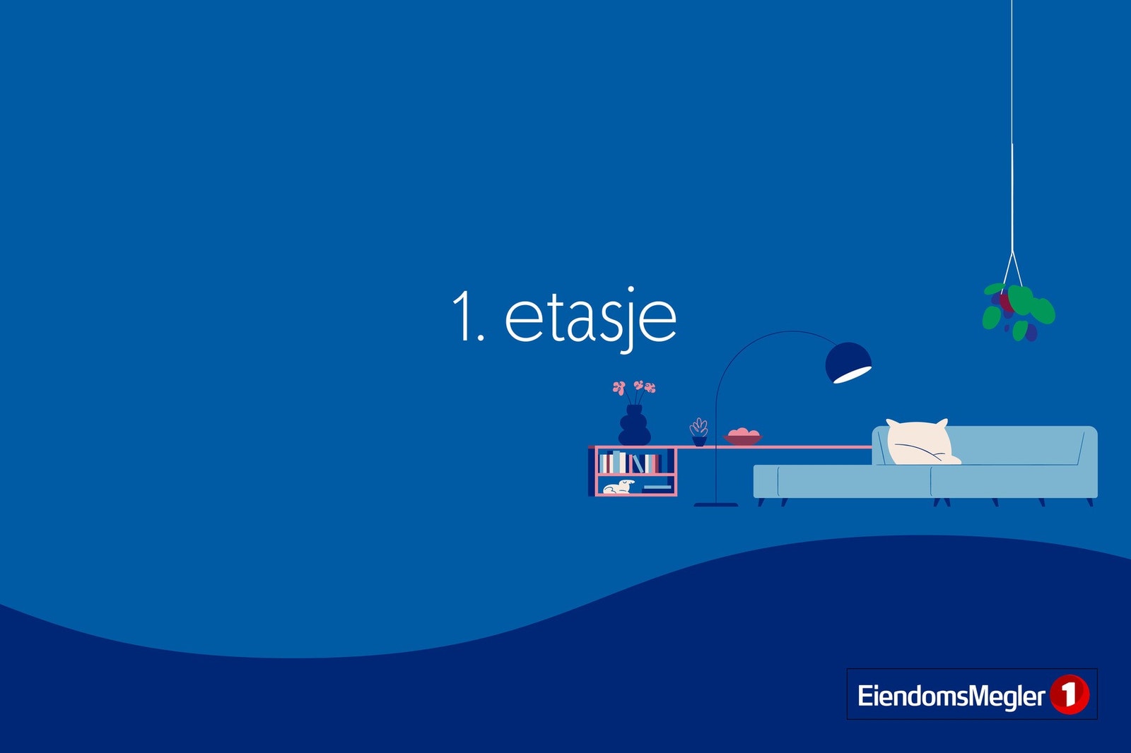 1.etasje inneholder gang, toalettrom, stue og kjøkken. Galleribilde