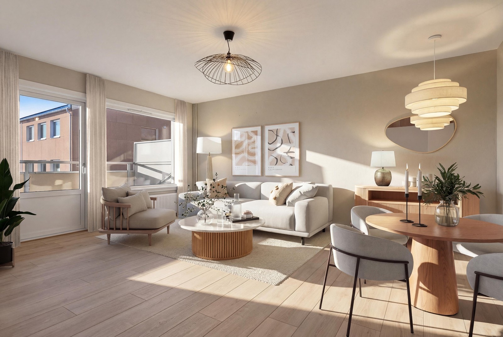 Velkommen tl Stangeløkkveien 4! Foto: FOTOetcetera. (DIgital møblering) Galleribilde