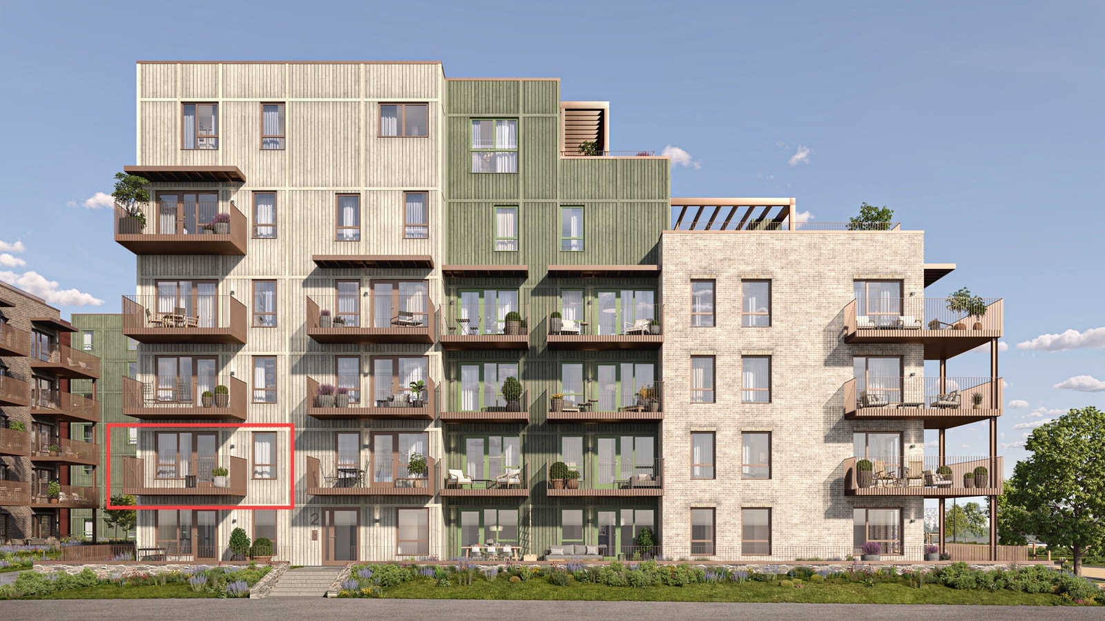 Velkommen til B2-209 - En arealeffektiv 3-roms leilighet med hjørnebeliggenhet Galleribilde