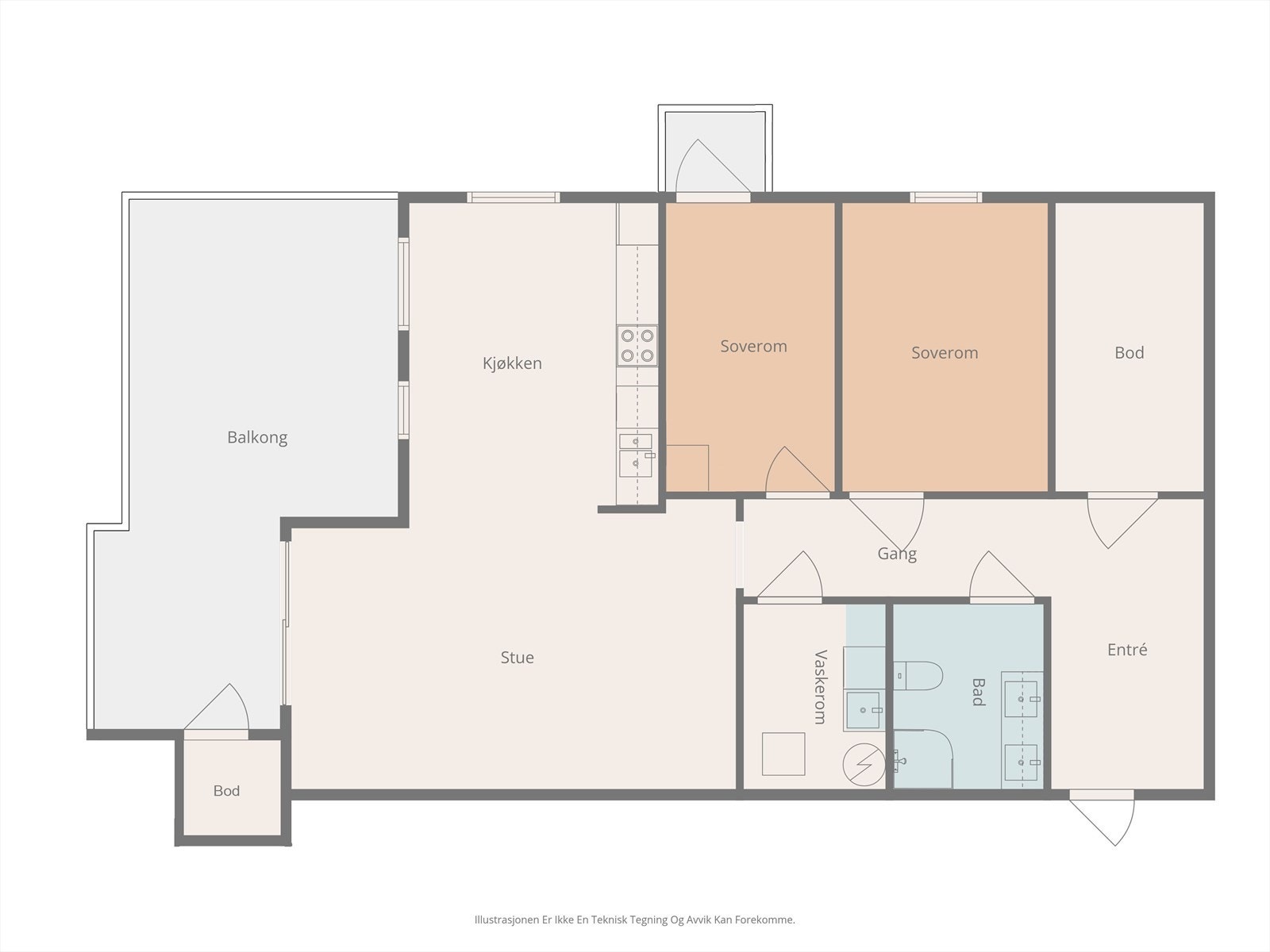 Plantegning Galleribilde