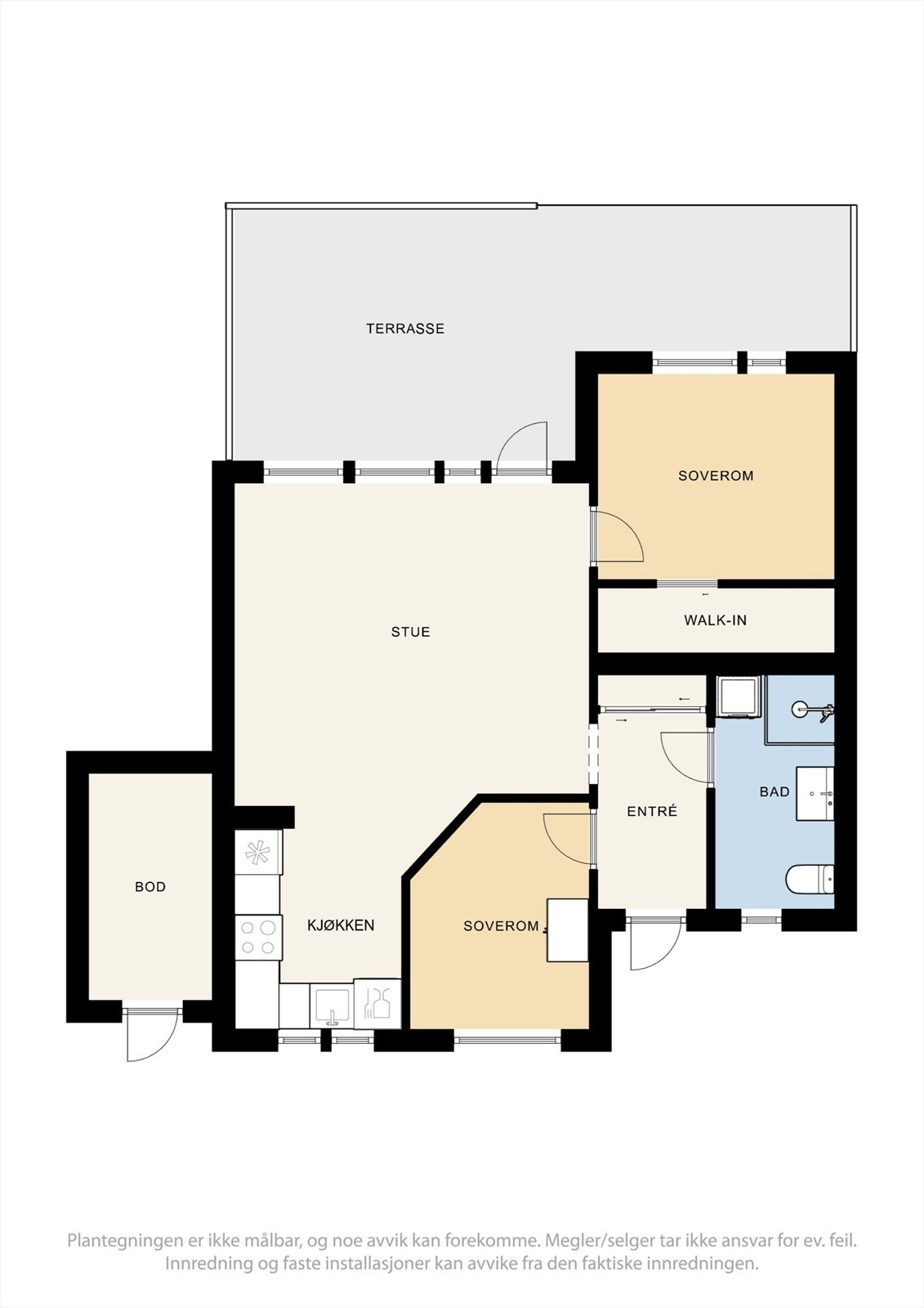 Plantegning Galleribilde