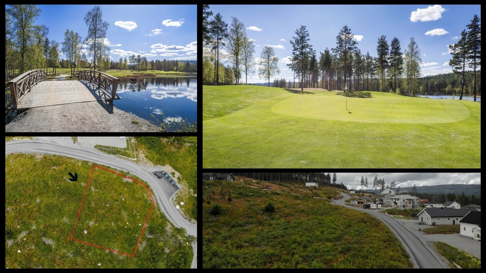 Høgdavegen 1 - Stor og solrik tomt høyt på feltet ved Liermoen på Granli! Her er alt man trenger for et rolig og godt liv ! Galleribilde