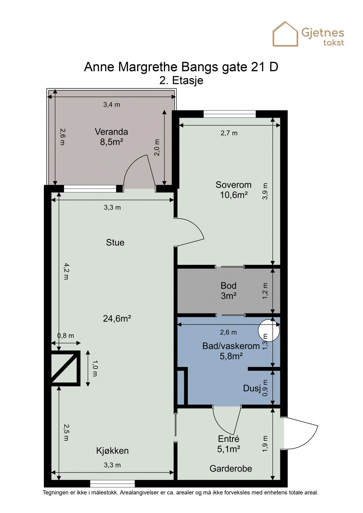 Plantegning Galleribilde