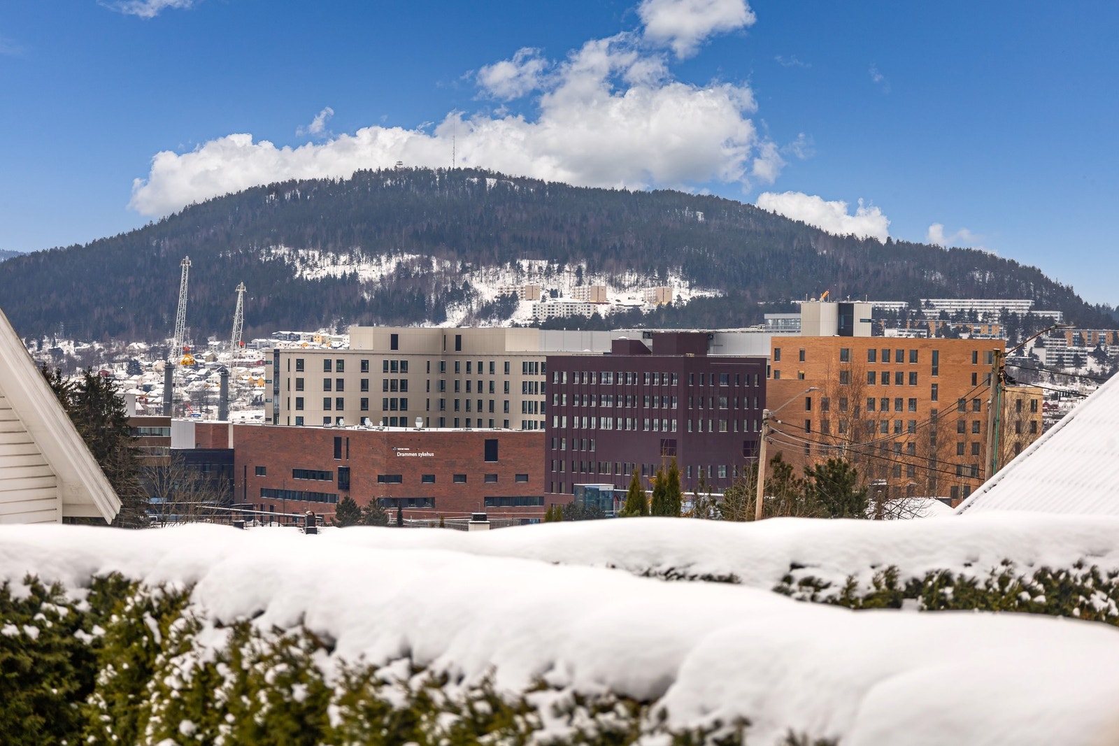 Fin utsikt fra leiligheten. Galleribilde