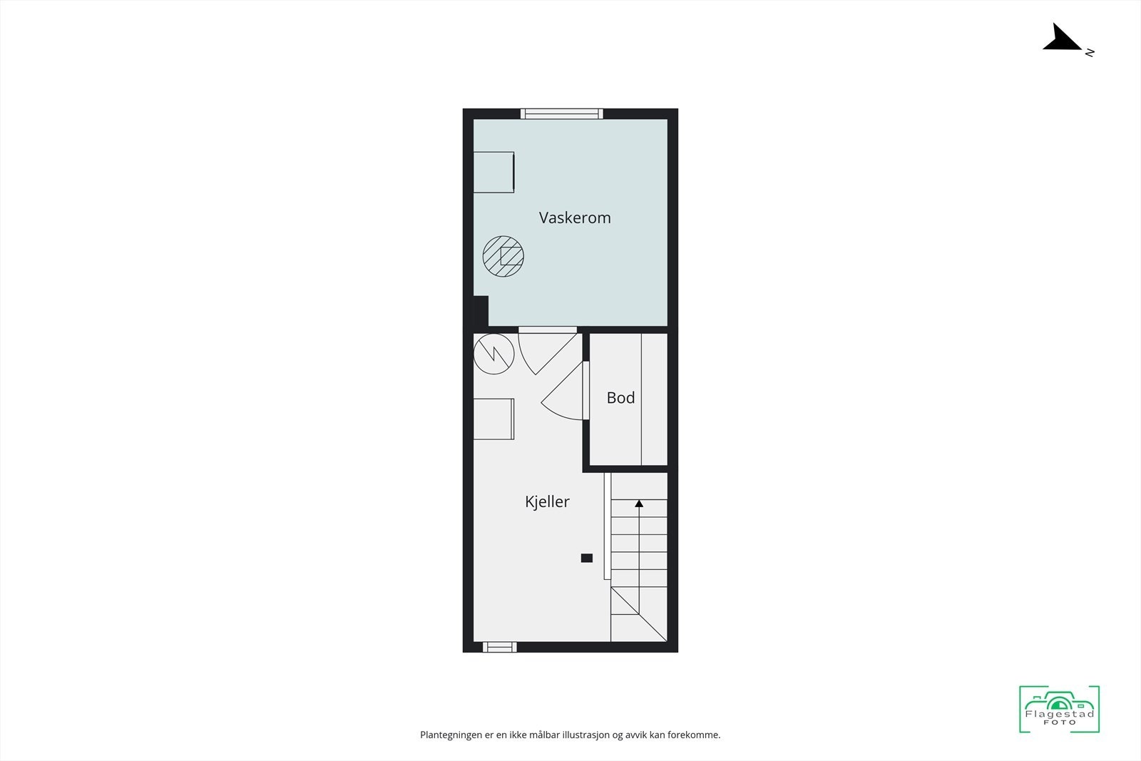 Plantegning kjeller Galleribilde