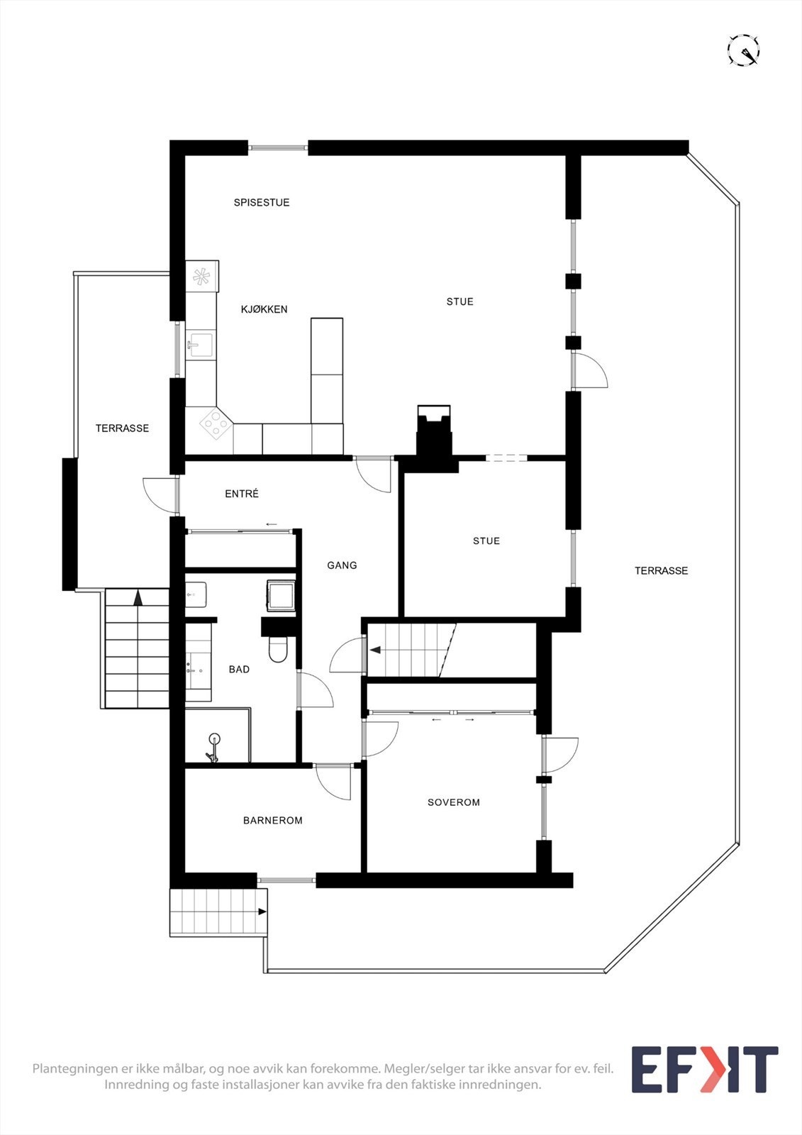 Plantegning 2.etg. Galleribilde
