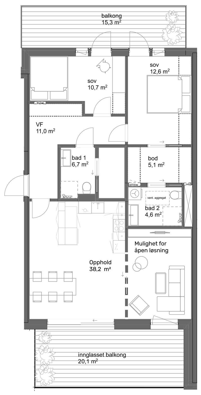 Planløsning Galleribilde