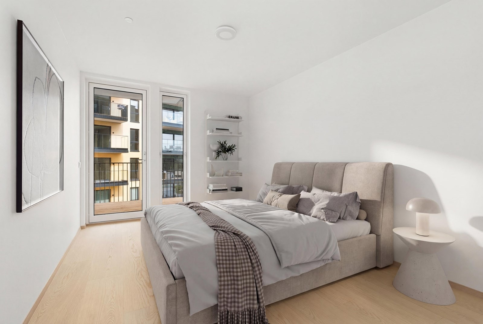 Hovedsoverommet har eget bad og walk in closet Galleribilde