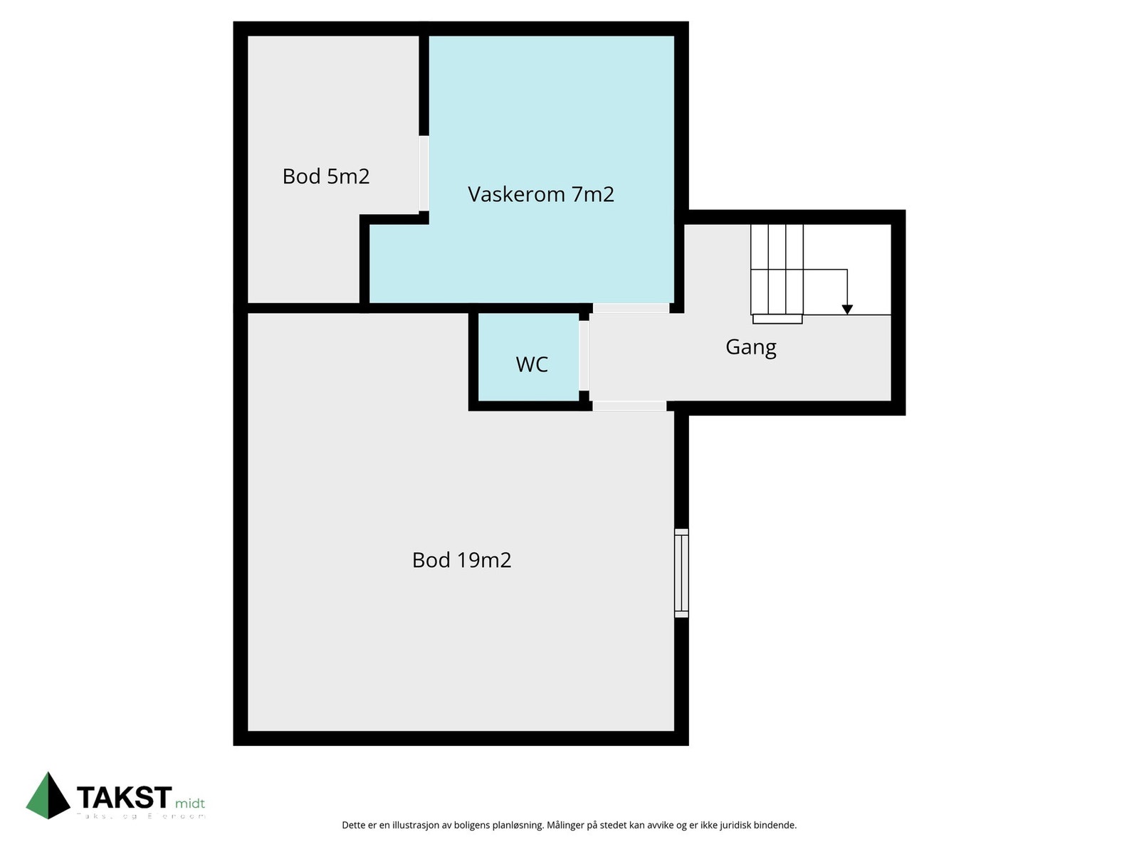 planløsning kjeller. Galleribilde