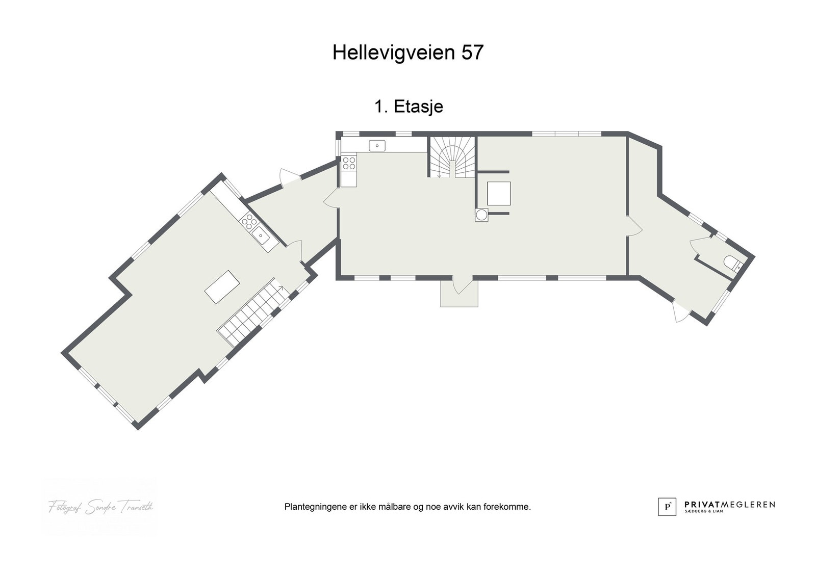 Planskisse 1.etg. Galleribilde