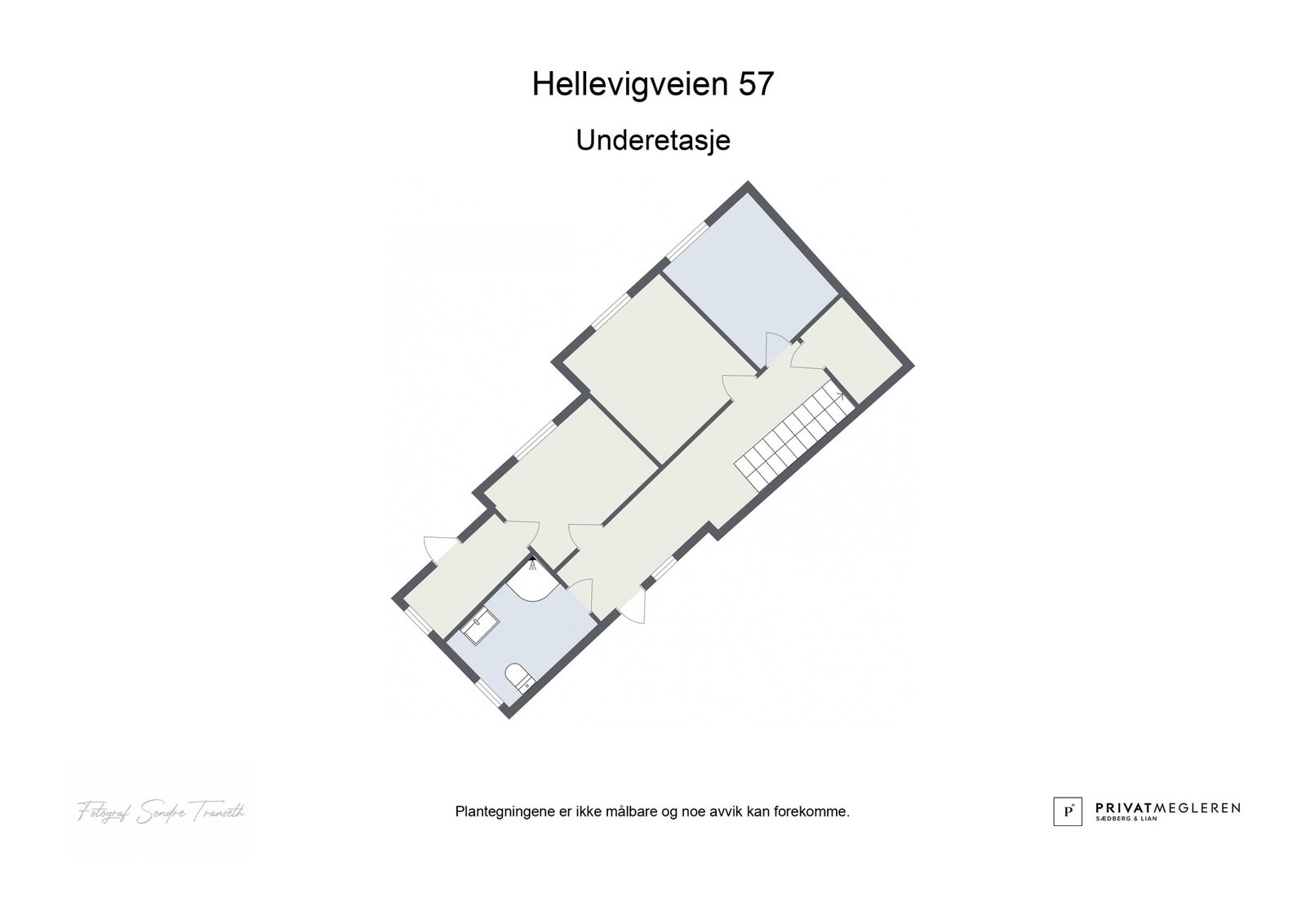 Planskisse kjelleretg høyre del Galleribilde