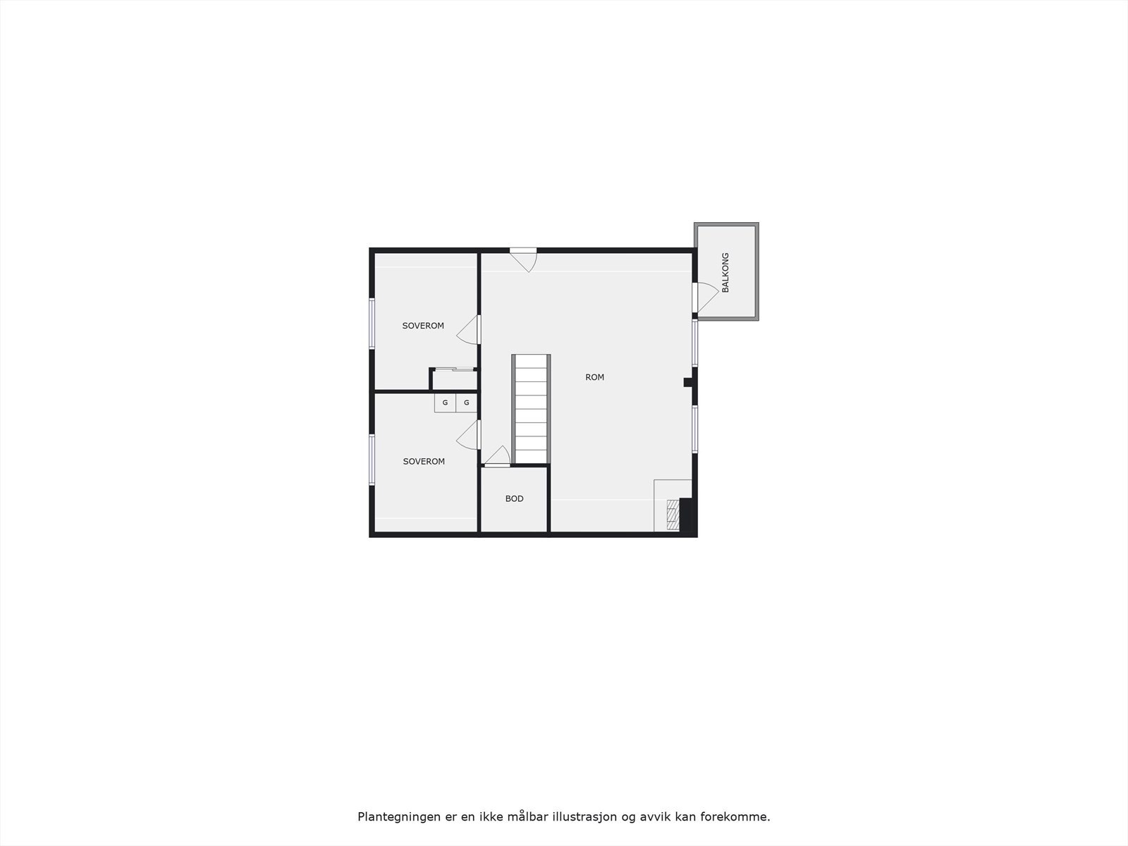 Plantegning 2. etasje. Galleribilde