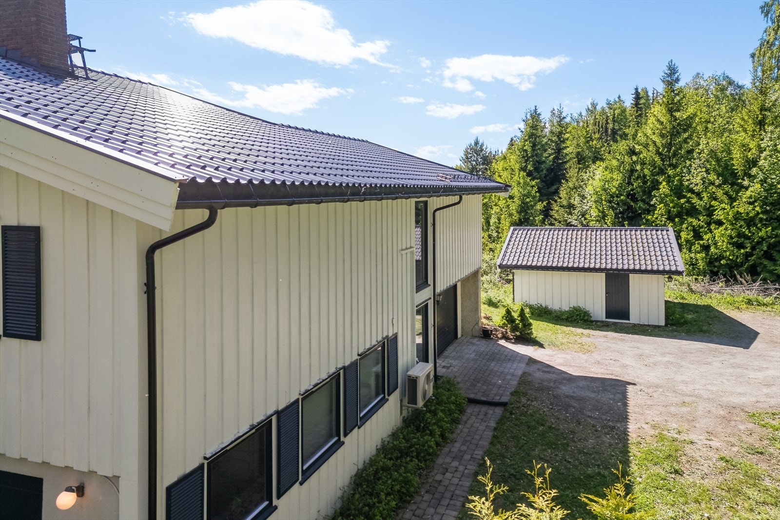 Fasade av boligen. Galleribilde