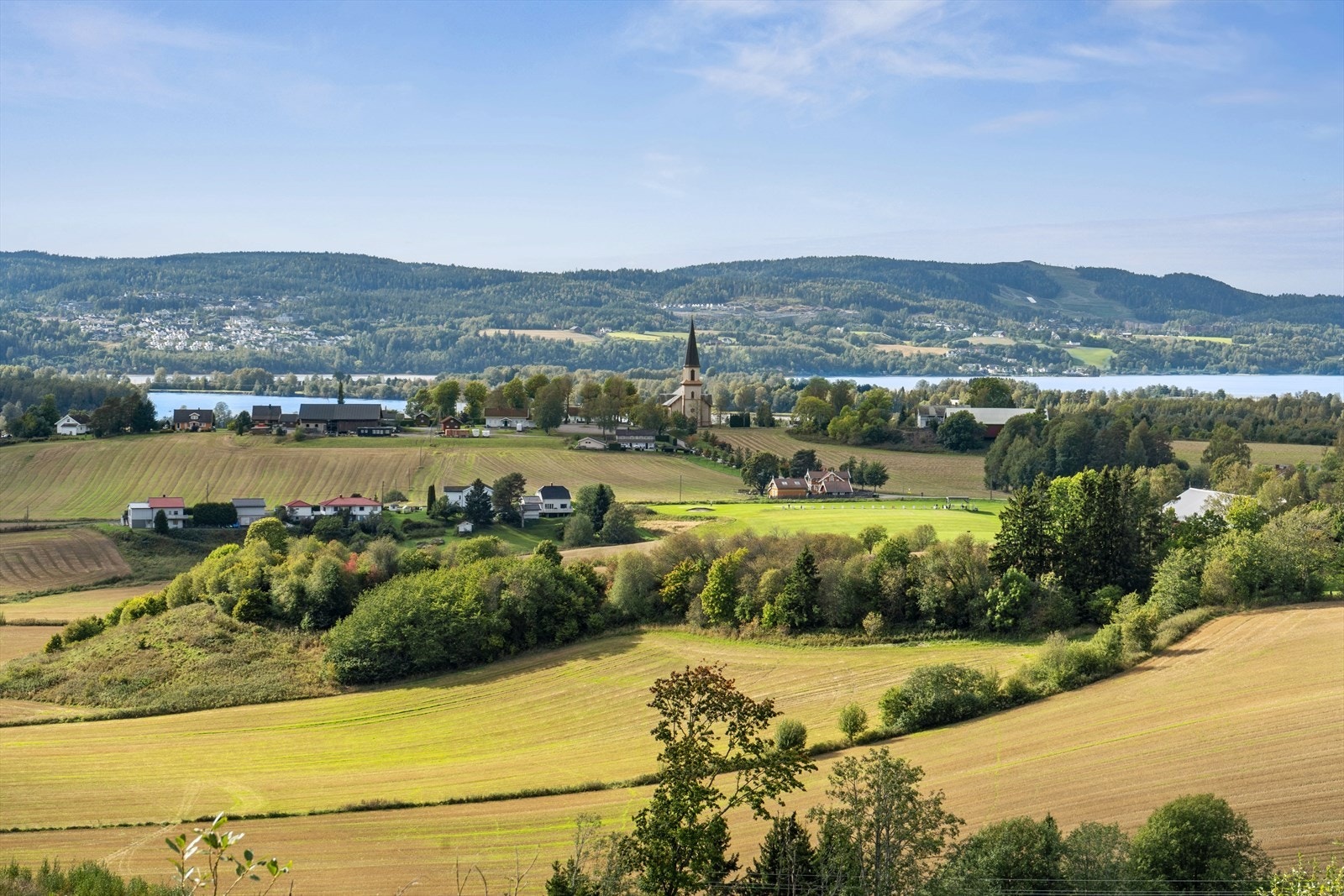 Utsikt fra balkong Galleribilde