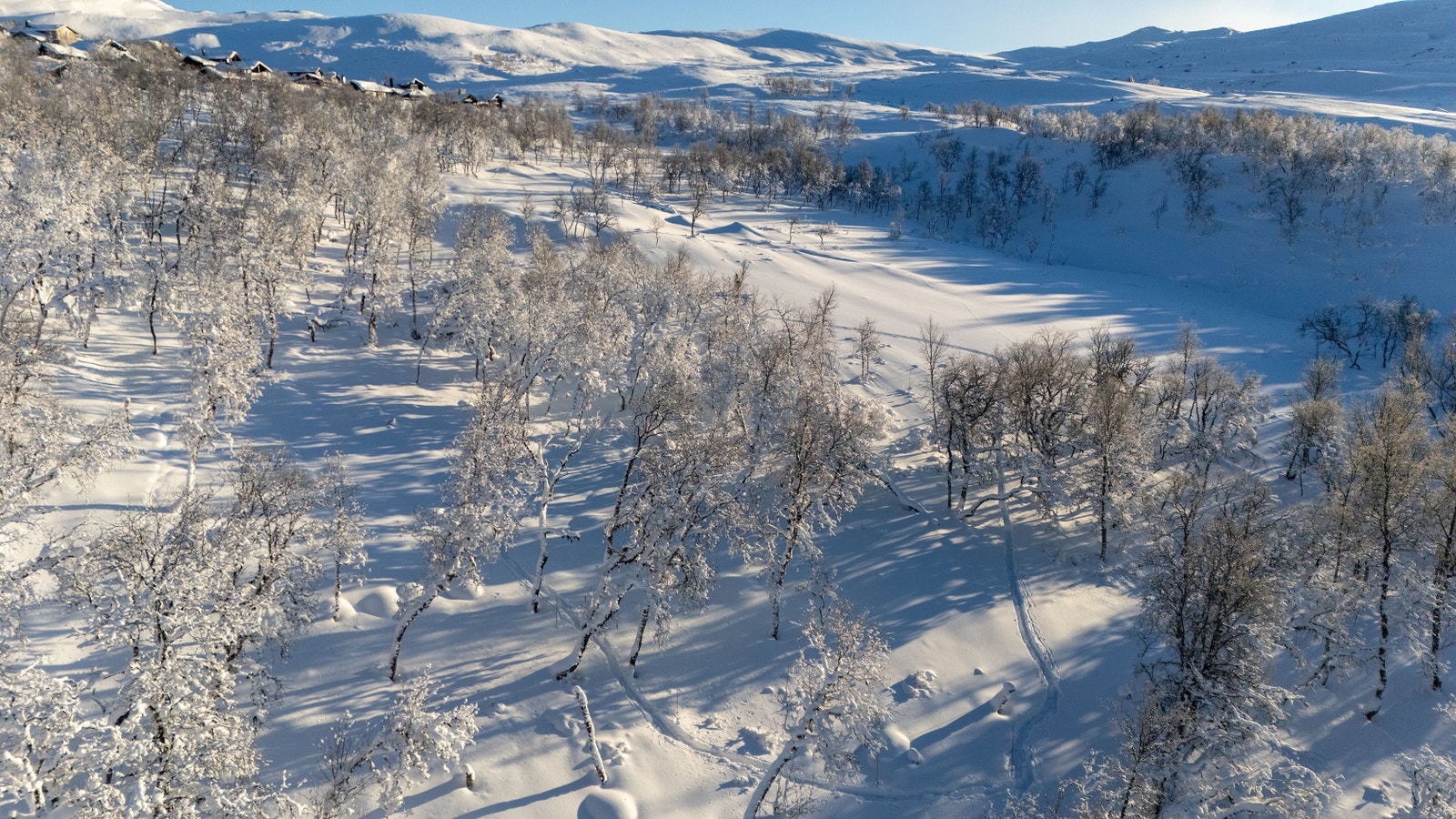 Spektakulær og vakker utsikt fra tomteområdet. Galleribilde