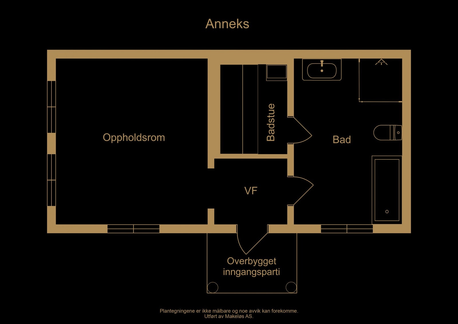 Plantegning annekset (illustrasjon, avvik kan forekomme) Galleribilde