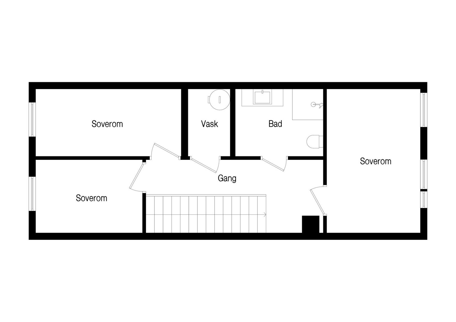 Plantegning 2.etasje. Galleribilde