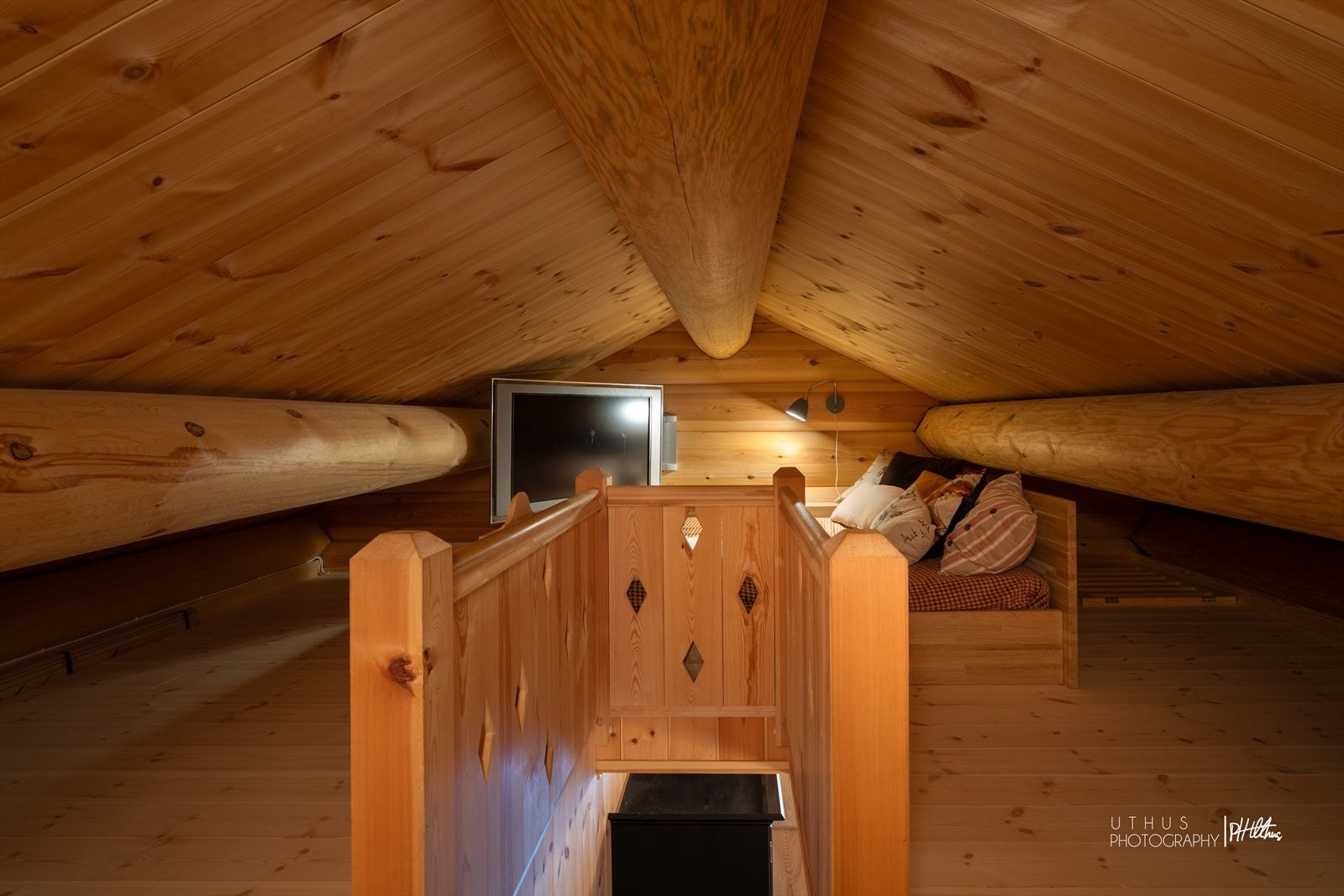 Hemsen kan brukes til lekeområde, kontor, avslapning m.m. Galleribilde