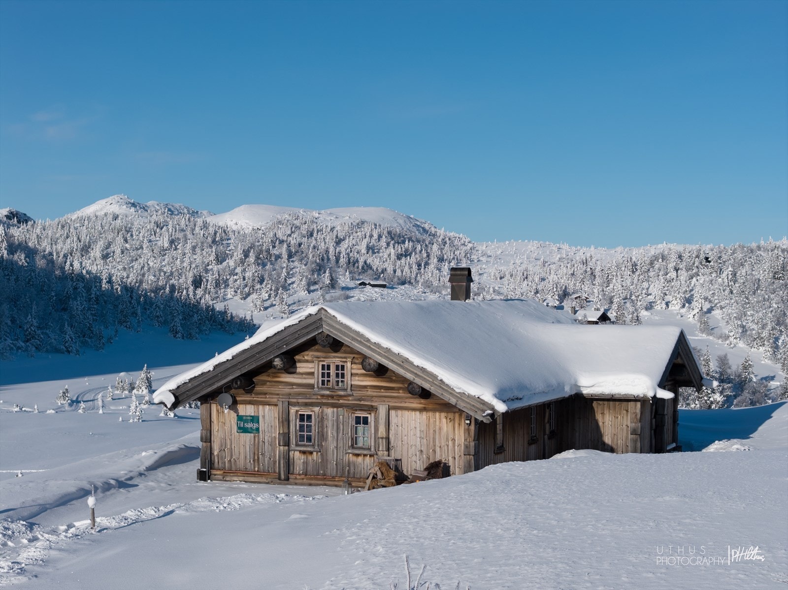 Det er nylig montert ny utekran Galleribilde