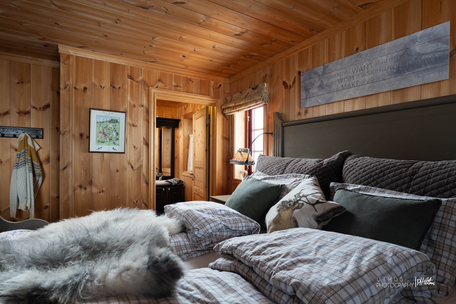 Hovedsoverommet har en suite bad Galleribilde