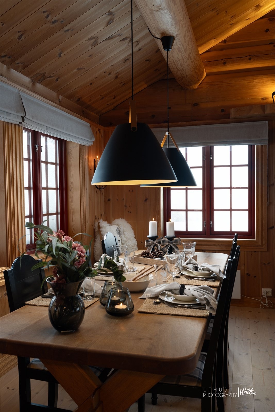 Spisestue med fantastisk utsikt Galleribilde