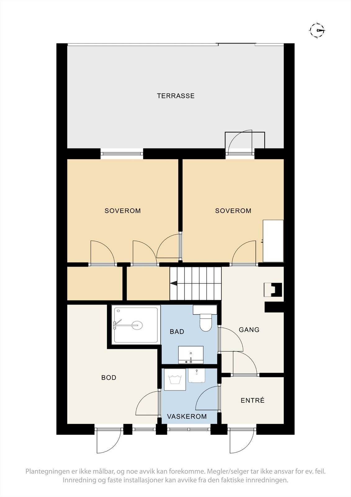 Plantegning 1. etasje. Galleribilde
