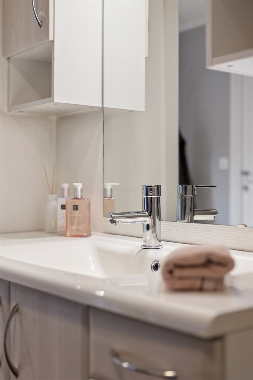 Rommet har mekanisk avtrekk tilkoblet fellesanlegget, som sikrer god ventilasjon. Galleribilde