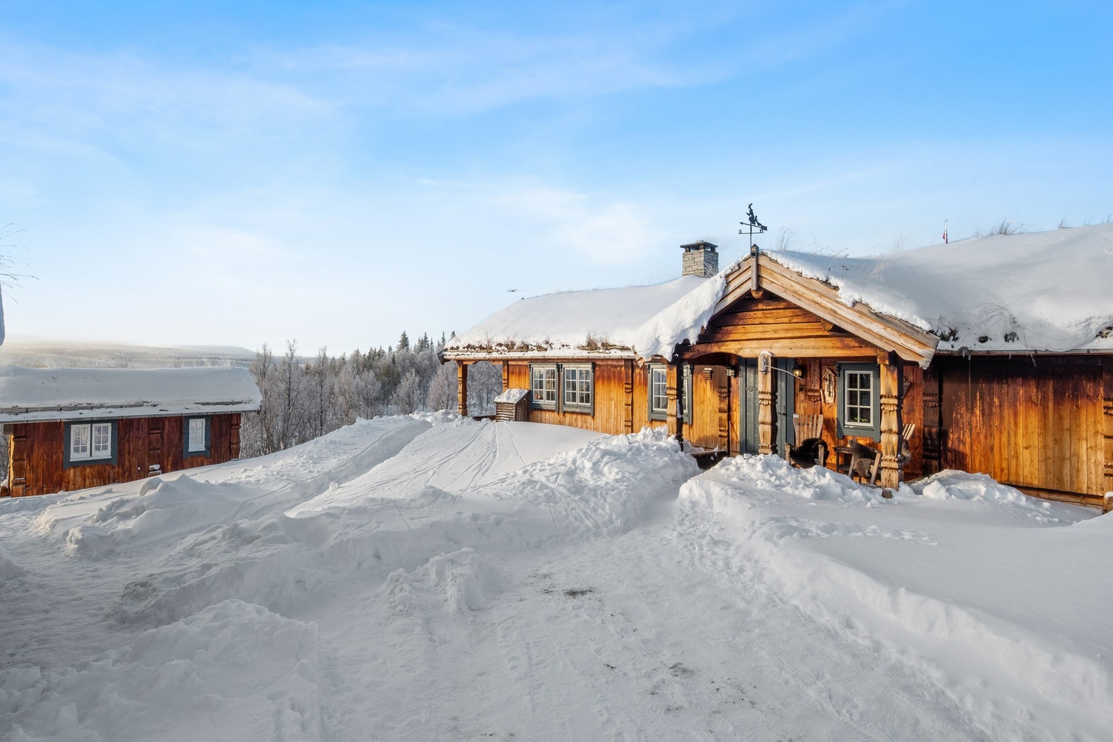 Hytta ble oppført i 2005 og er på 88m². Galleribilde