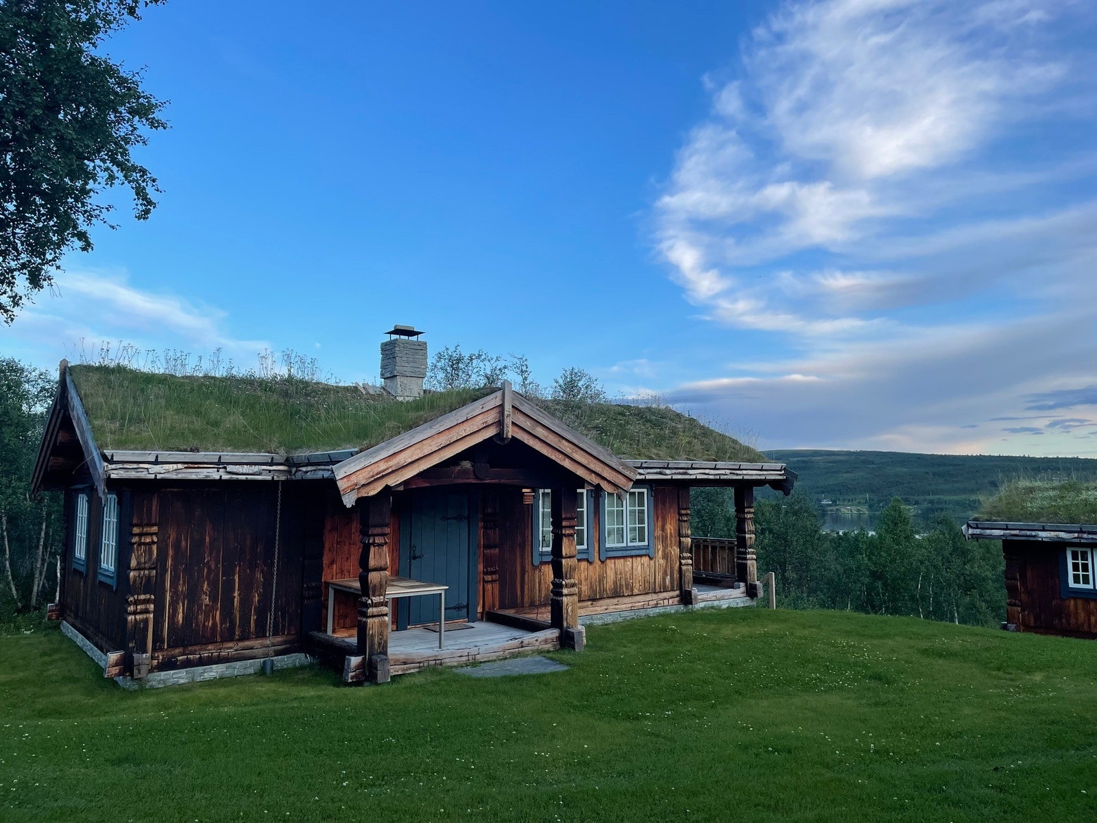 Fra eiendommen har man fin og vidstrakt utsikt. Selgers private bilde. Galleribilde