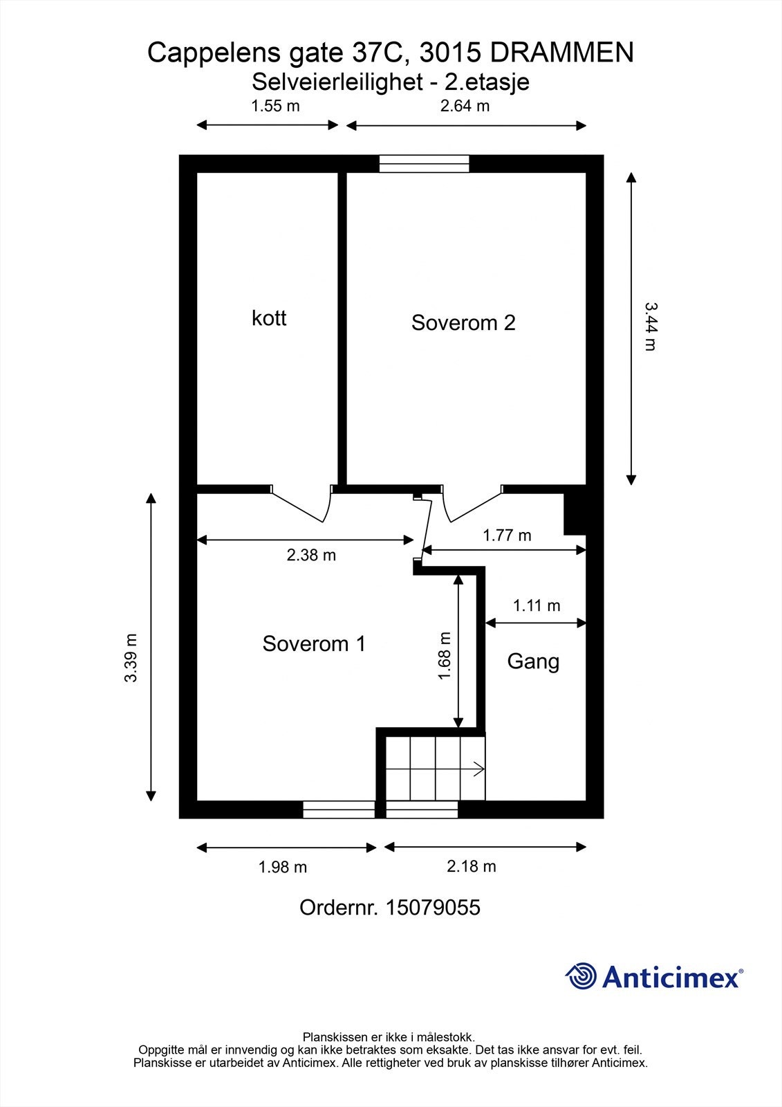 Plantegning - 2. etasje Galleribilde