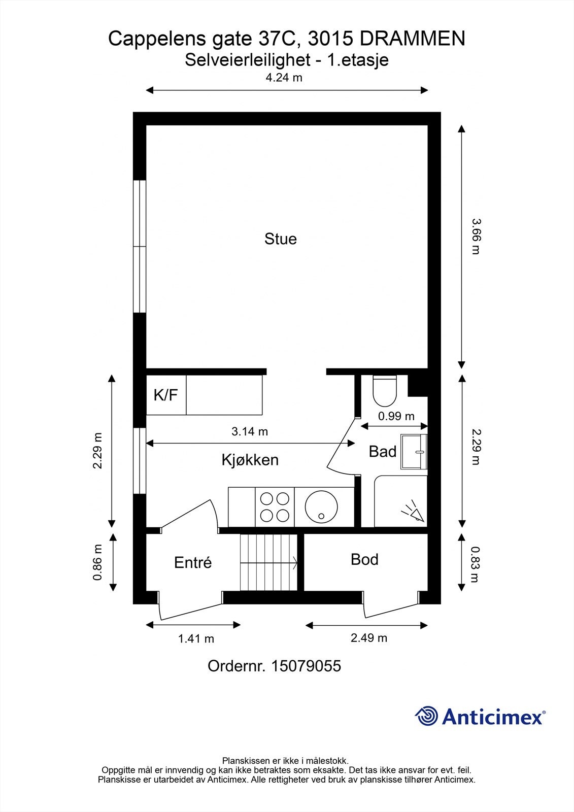 Plantegning - 1. etasje Galleribilde