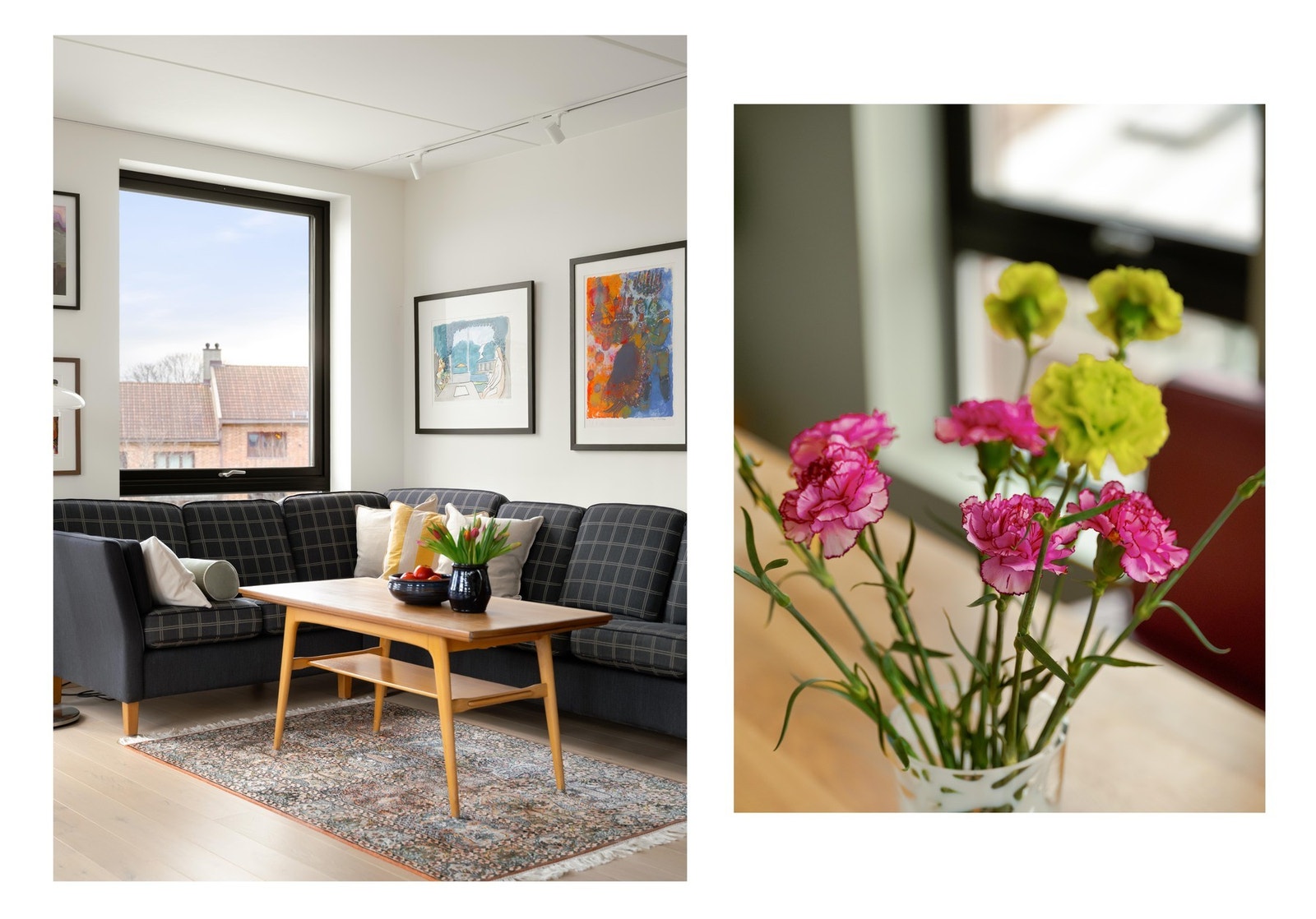 Leiligheten har fine løsninger for ulike soner. I stuedelen er det rom for en større sofagruppe og øvrig møblement. Galleribilde