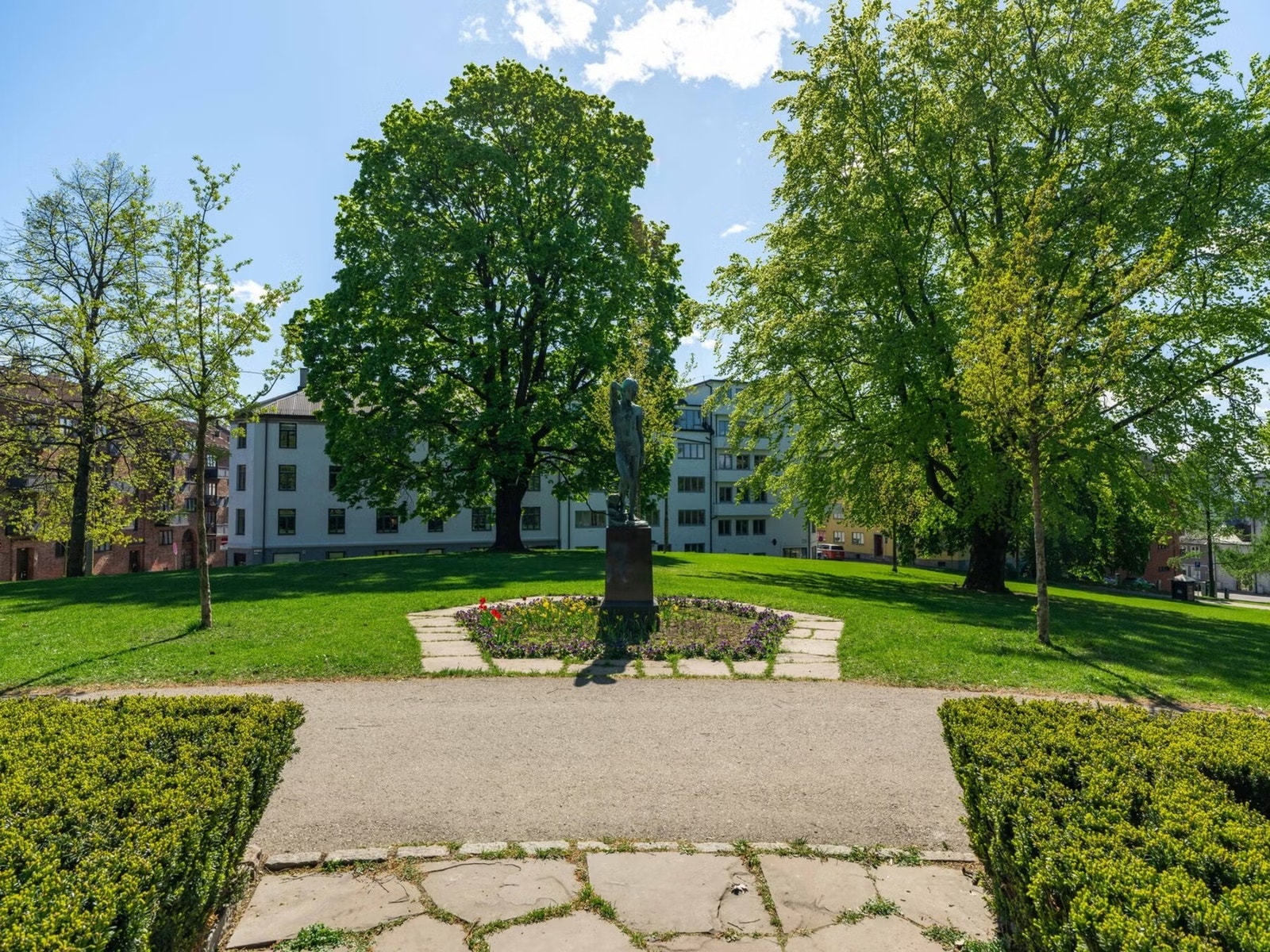Kampen park ligger på den nordligste delen av Kampen, hvor det er flott utsikt over byen. Galleribilde