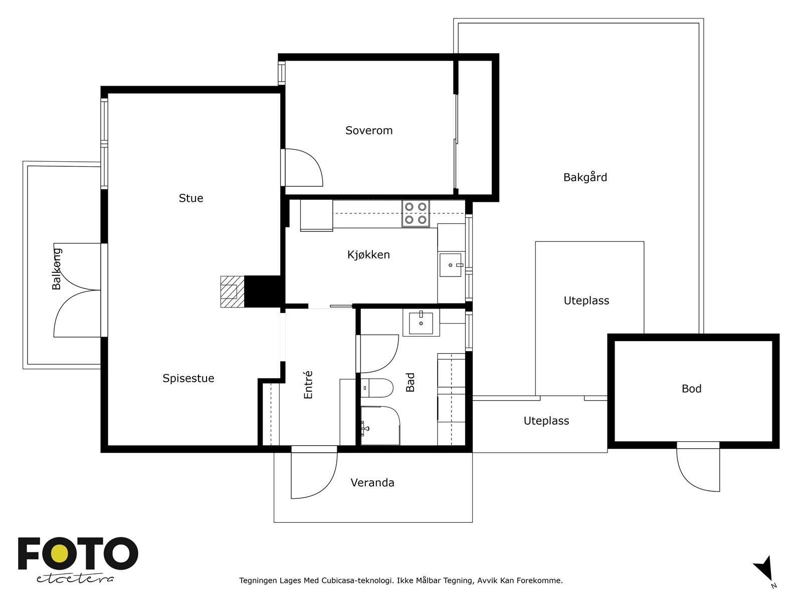 Veiledende planskisse 1. etasje. Ikke målbar Galleribilde