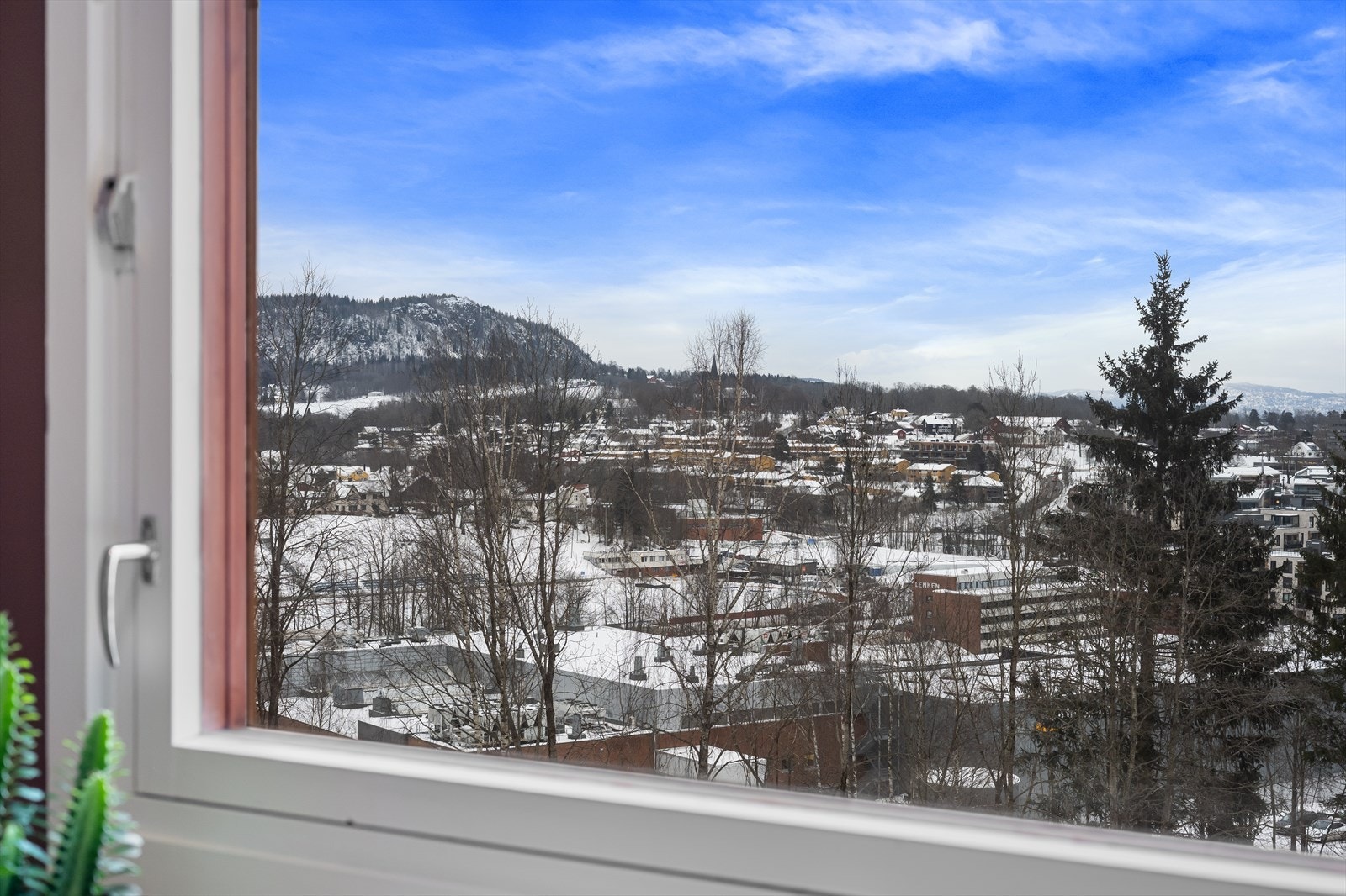 Flott utsikt fra 2 av soverommene og kjøkkenet. Galleribilde