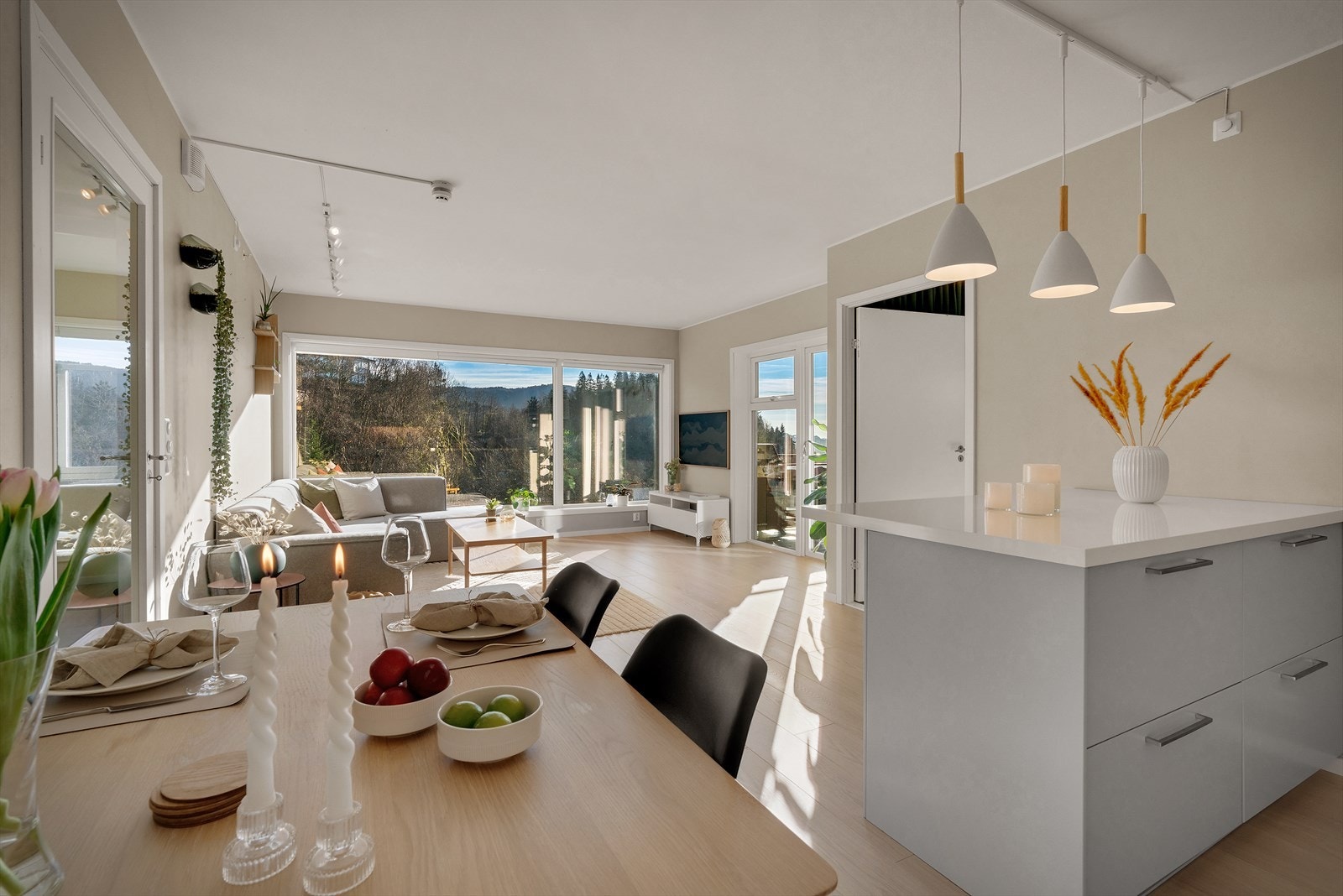 En sosial løsning som gjør det hyggelig å invitere. Galleribilde