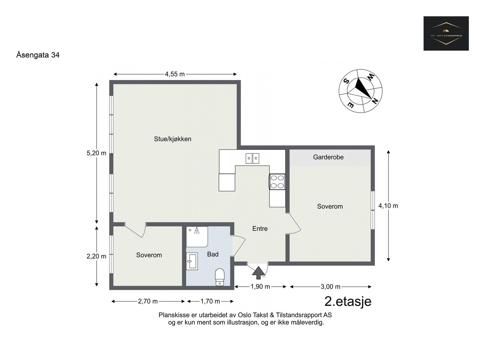 Plantegning Galleribilde