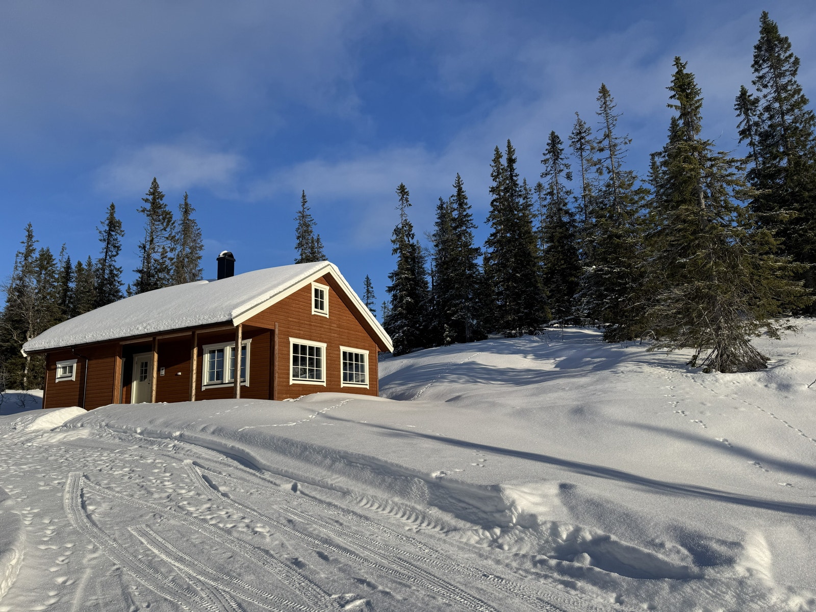 Hytta utvendig Galleribilde