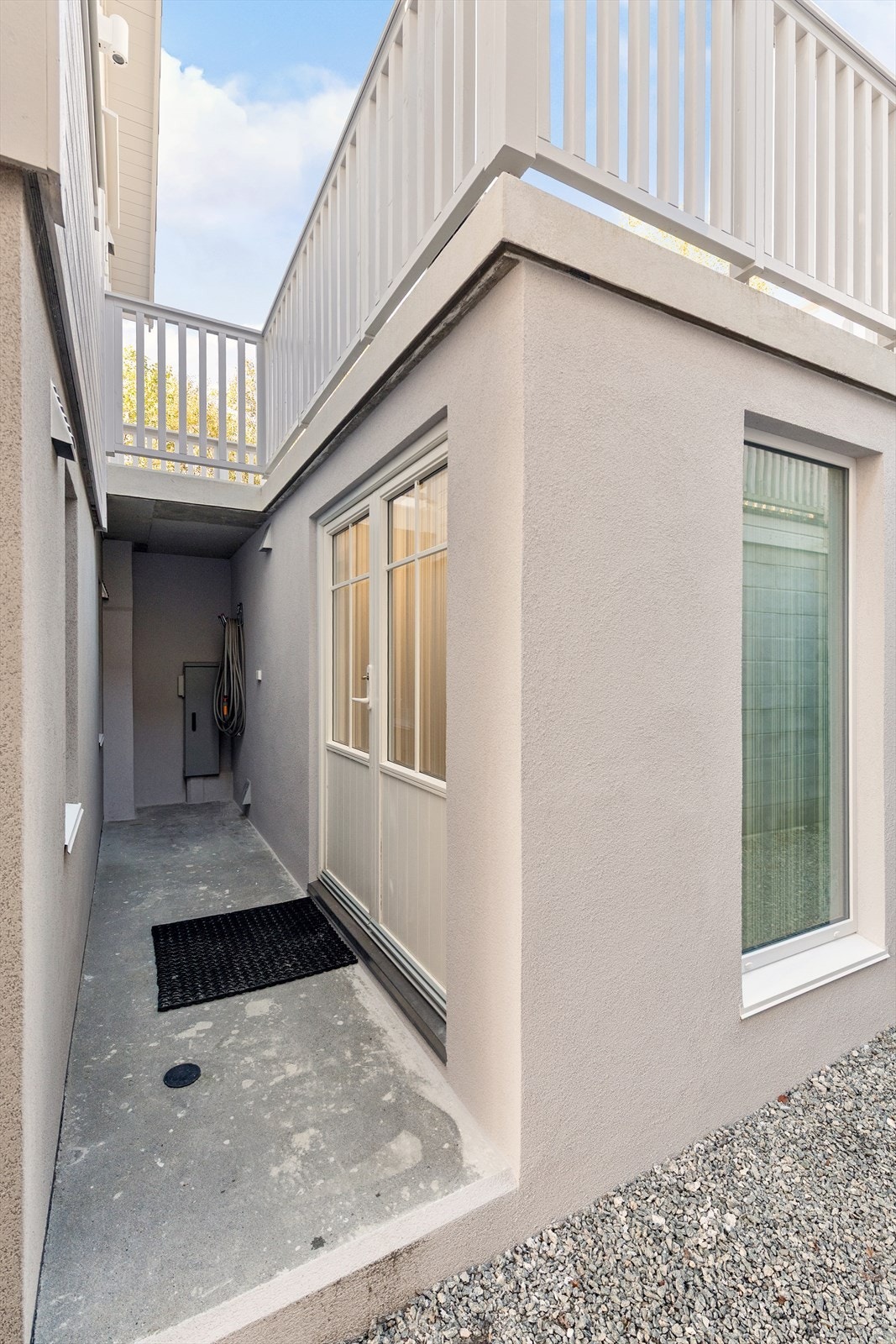 Inngang til tilbygget bod mot nord Galleribilde