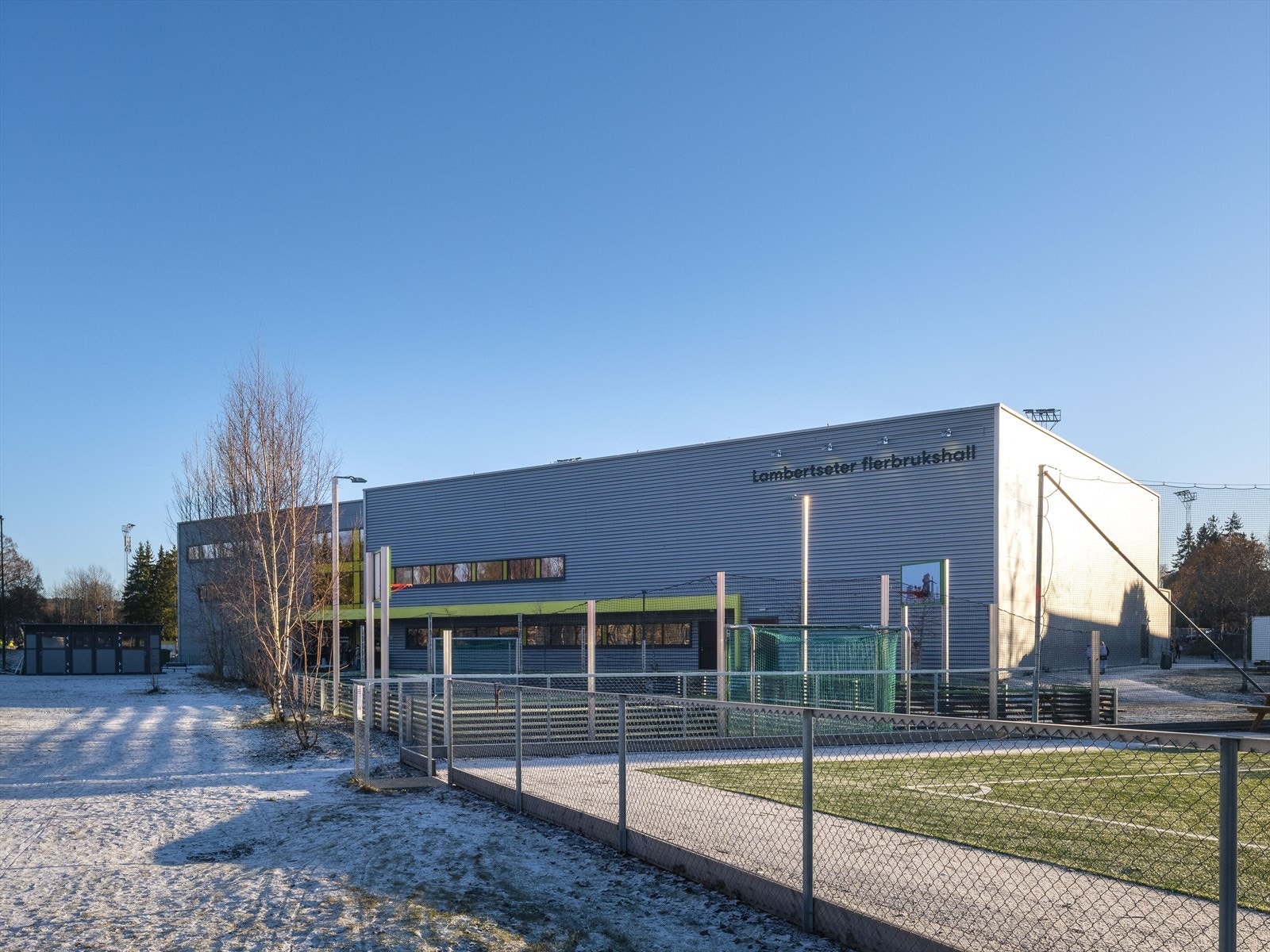 Lambertseter Flerbrukshall utvider tilbudet for innendørs sportsaktiviteter. Galleribilde