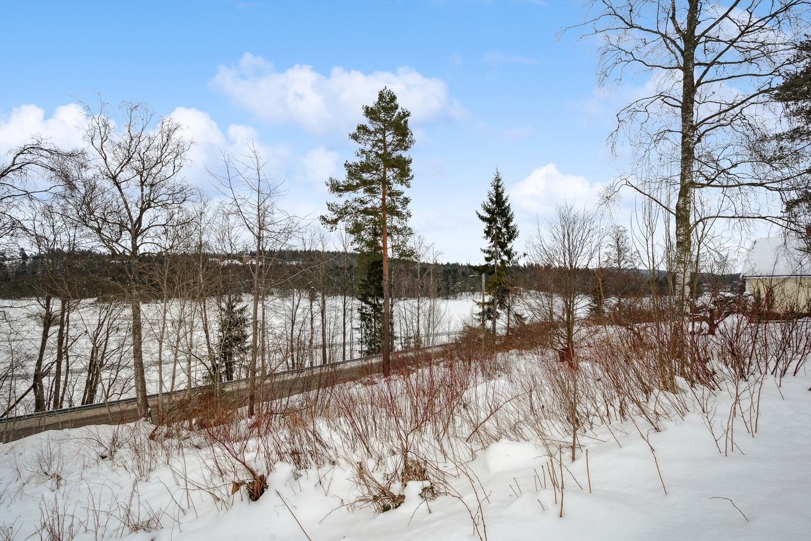Lett skrånet tomt Galleribilde