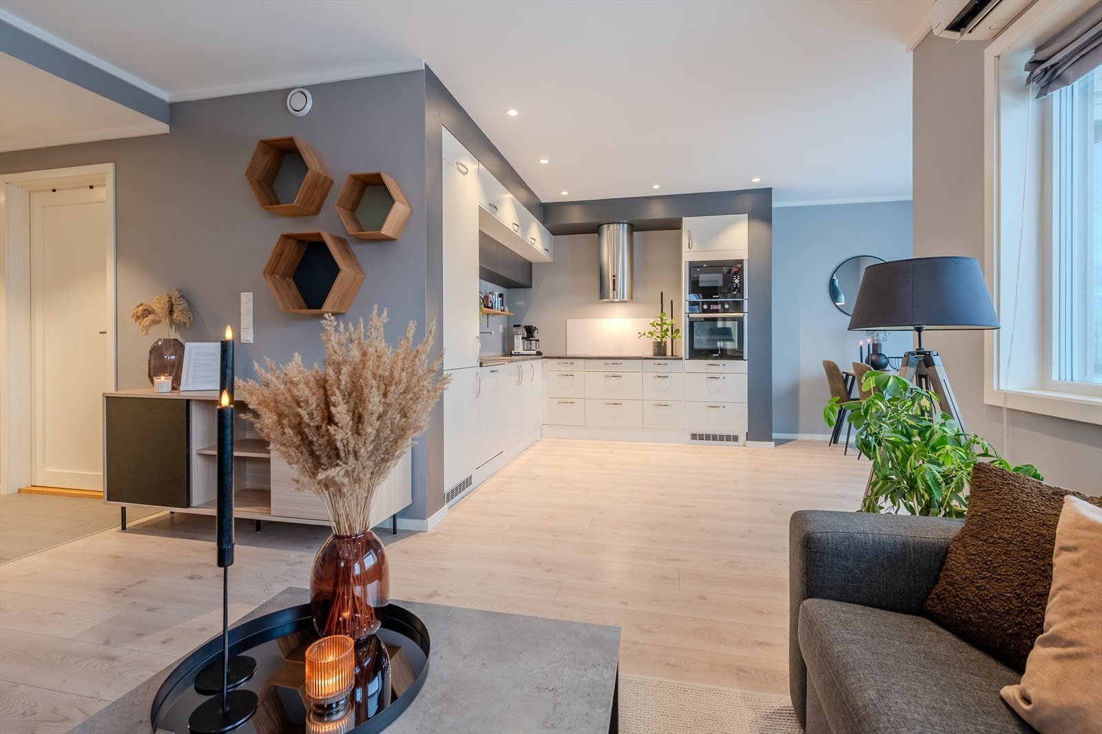 Varmepumpe over stuevindu Galleribilde