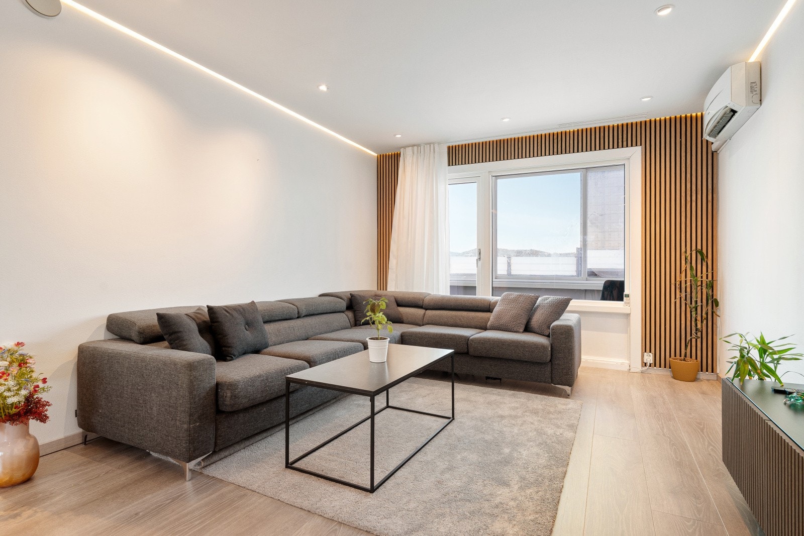 Det er mulighet for å etablere soverom 3 ved å ta areal fra stue. Galleribilde